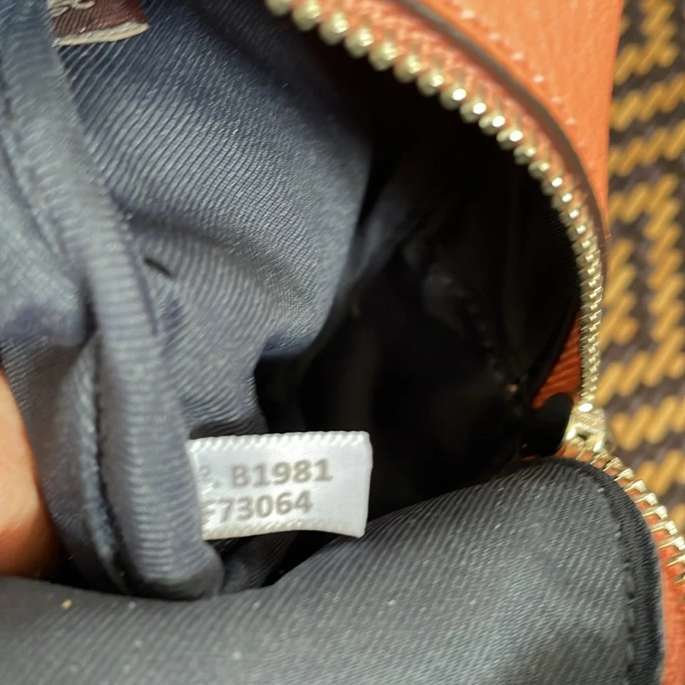 Coach backpack key chain F73064 bag charm Seafoam Multi-color Green orange navy